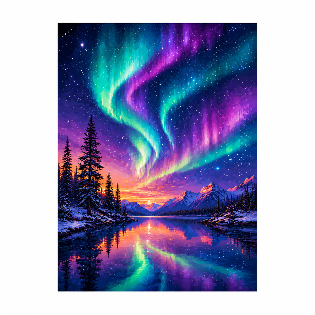 Custom diamond painting kit in non-woven canvas