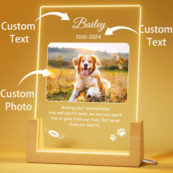 Personalized Pet Memorial Gifts, Custom Dog Memorial Gifts