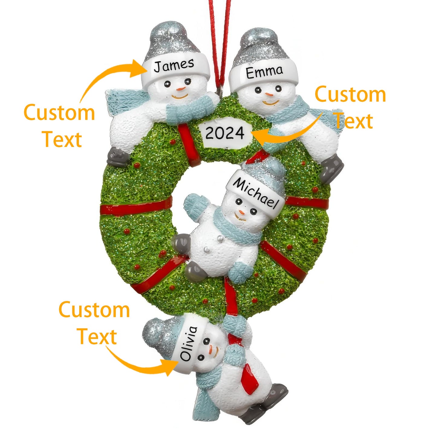 Personalized Christmas Ornaments Family