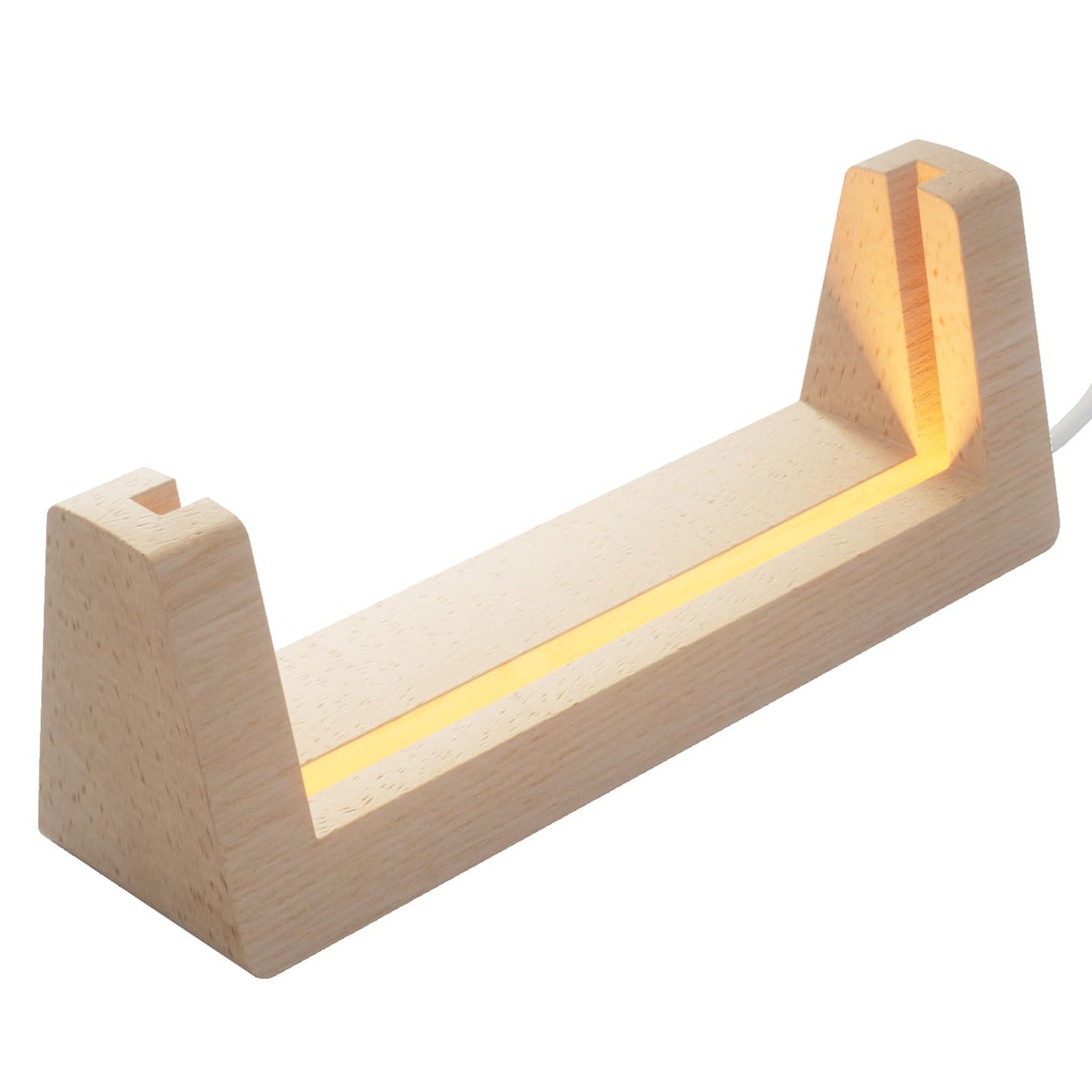 Night light holder with U-shaped 3D light base