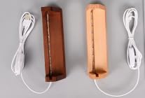 Night light holder with U-shaped 3D light base