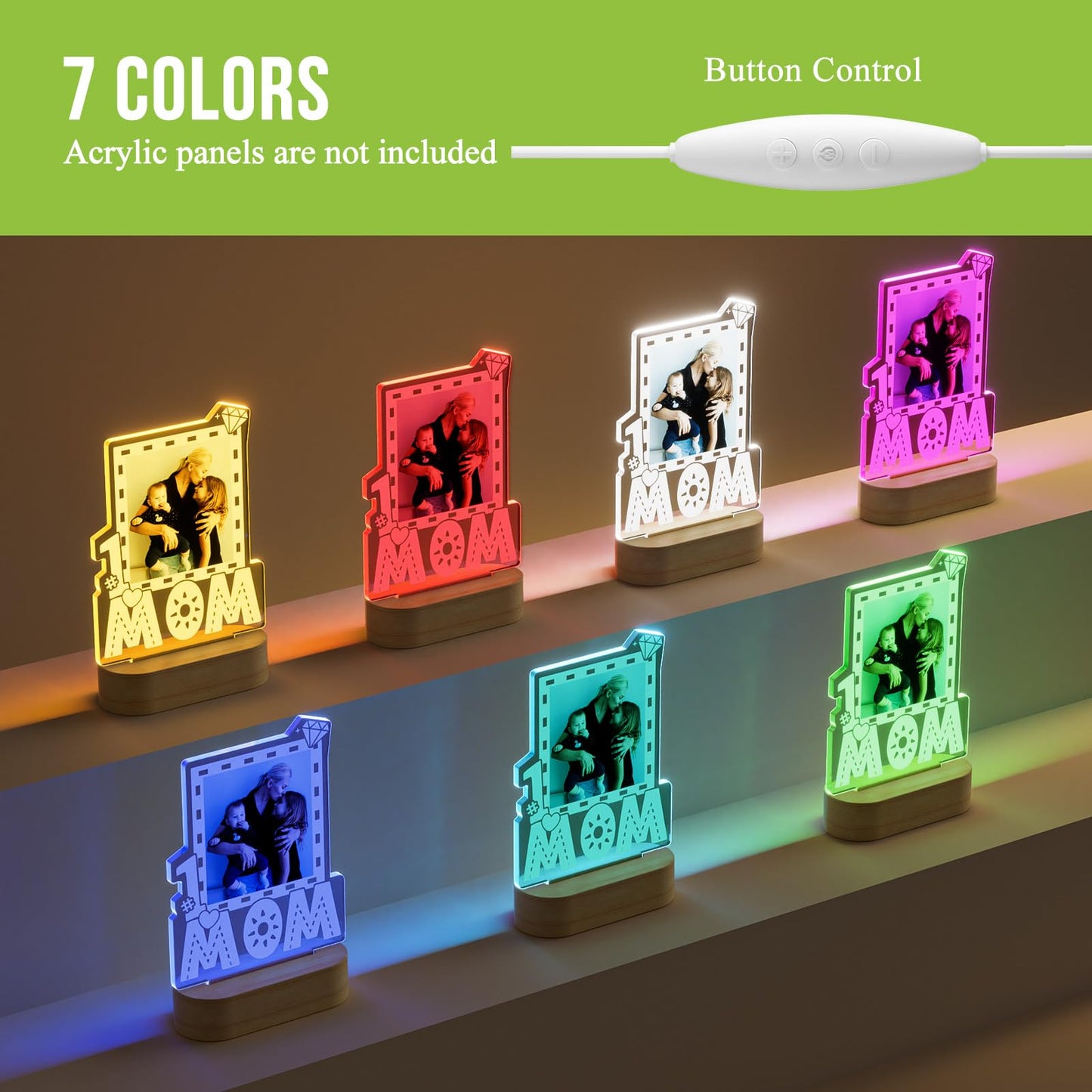 Wooden LED Lighting Base
