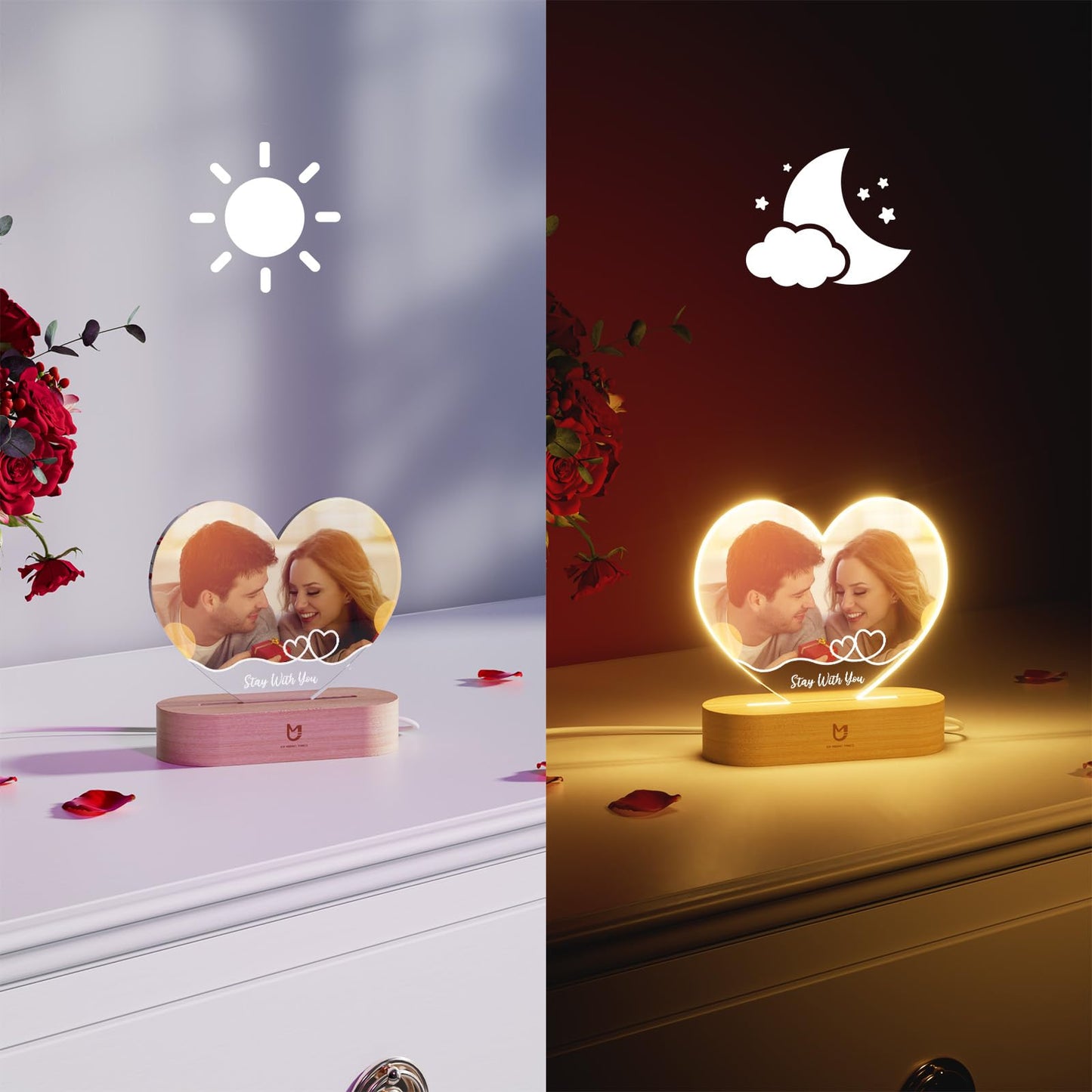 Customized Memorial Night Lights - Love Lights