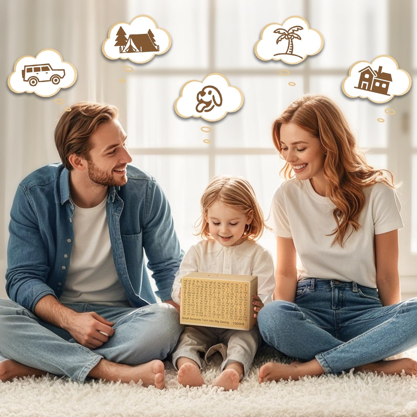 Personalized Money Banks: Custom Name Wooden Cash Boxes for Adults and Kids