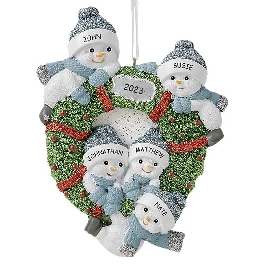 Custom resin christmas ornament in hand-painted resin