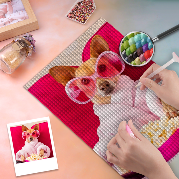 Custom Pet Dog Photo Full Drill Diamond Painting