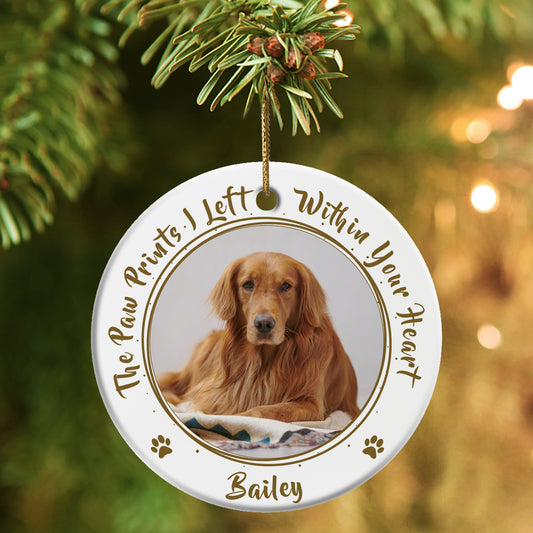 Personalized Dog Memorial Christmas Ornaments