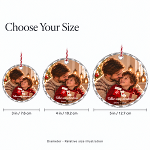Personalized Christmas Ornament for Dad & Son — product image 2