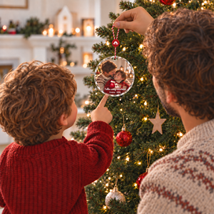 Personalized Christmas Ornament for Dad & Son — product image 4