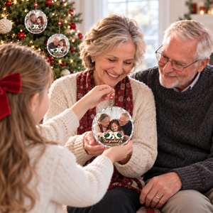 Personalized Christmas Ornament for Grandparents — product image 2