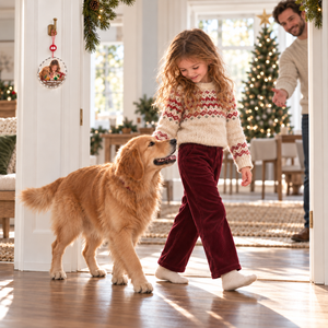 Personalized Pet Christmas Ornament — Our Christmas Has Paws