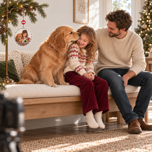 Personalized Pet Christmas Ornament — Our Christmas Has Paws