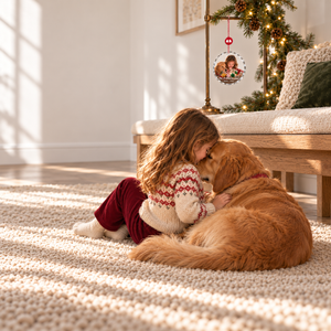 Personalized Pet Christmas Ornament — Our Christmas Has Paws