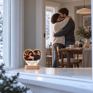Personalized Heart Night Light for Couples — product image 8