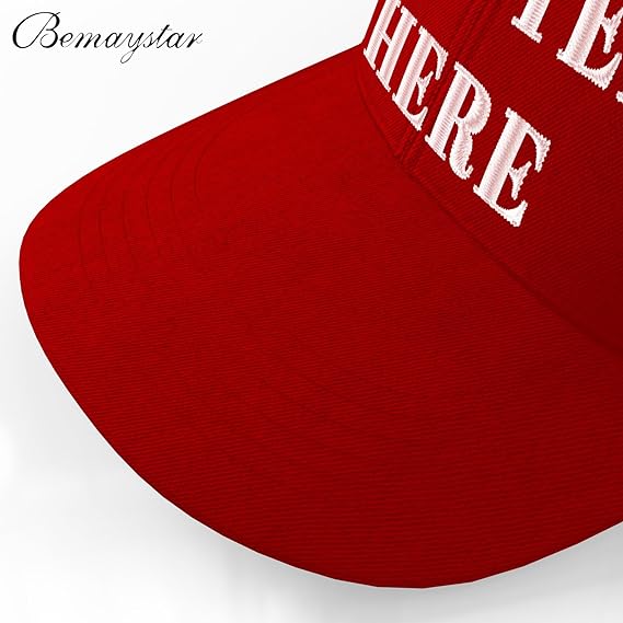 Bemaystar Custom Caps for Men Women-Baseball Caps with Your Text-Personalized Gifts Dad Hats-Custom Trucker Hat