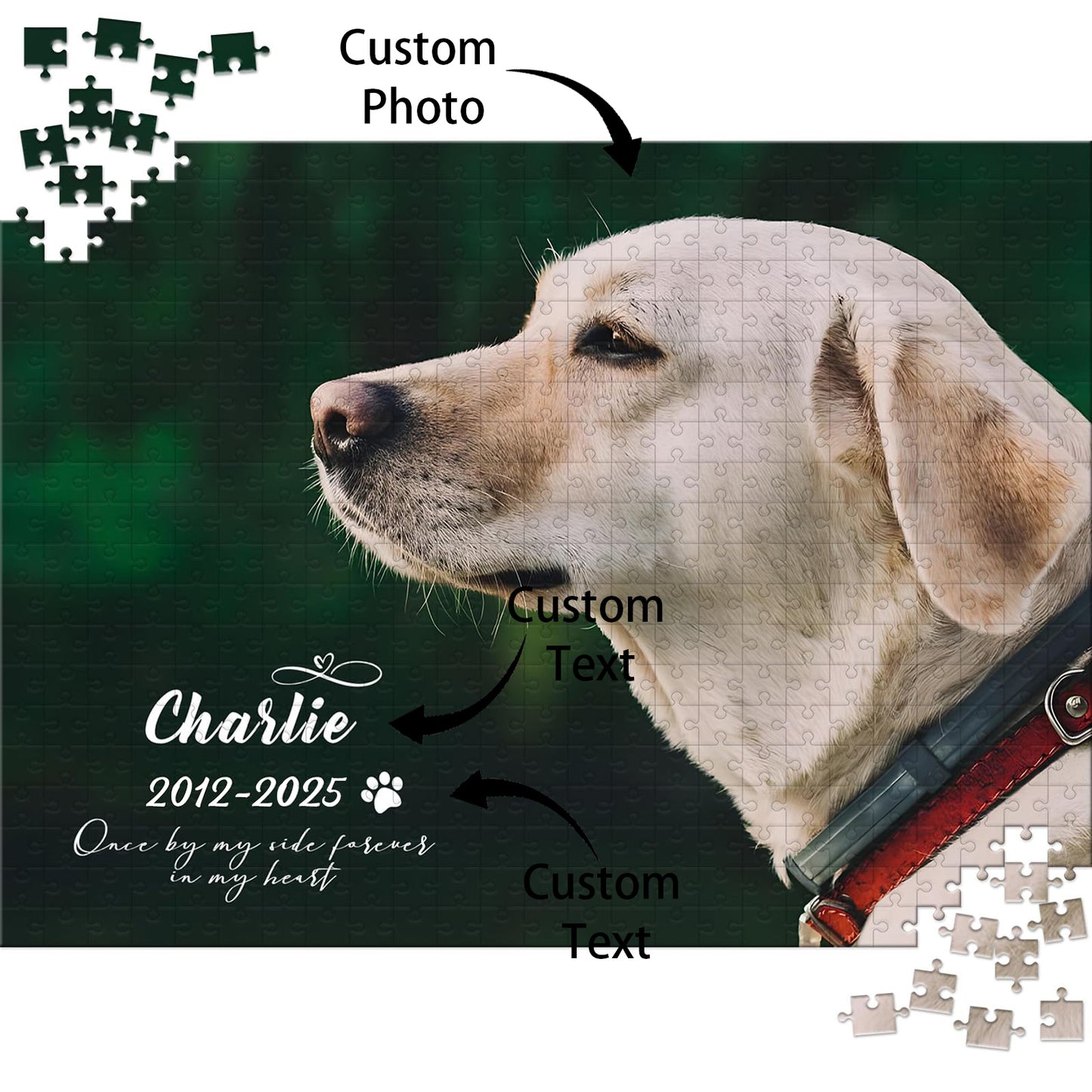 Custom Personalized Wooden Puzzle with Photo