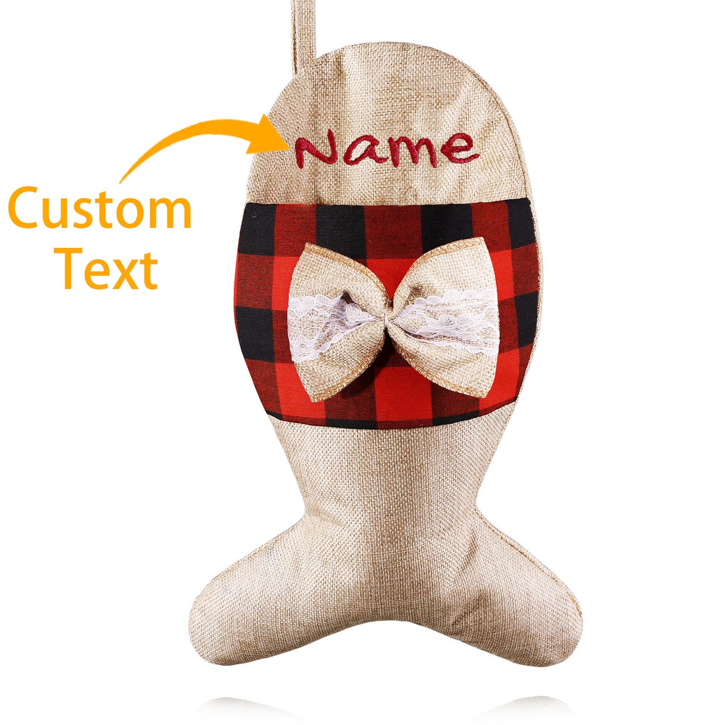 Personalized Cat Christmas Stocking