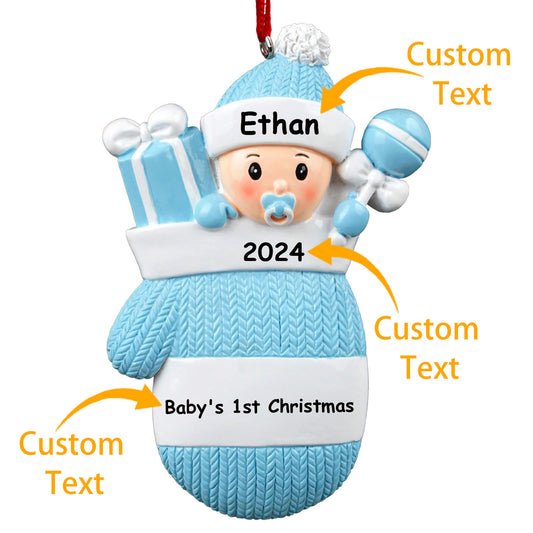 Babys First Christmas Personalized  Ornament