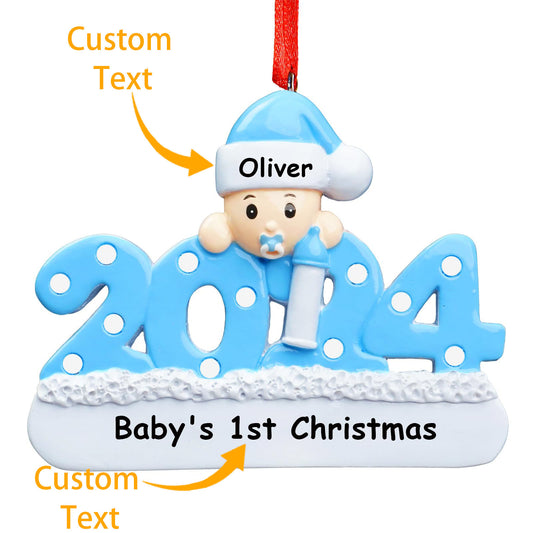 Babys First Christmas Personalized Ornamen