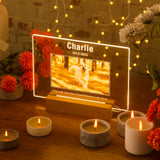 Custom Personalized Pet Memorial Night Light Plaque