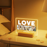Custom personalized Love plaque with photo and text - 5x7