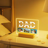 Personalized Father's Day Gift: Customized Photo Night Light