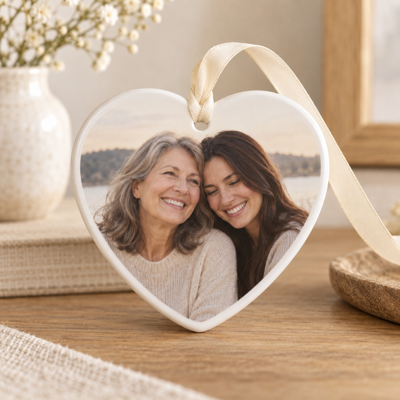 Heart Photo Ornament