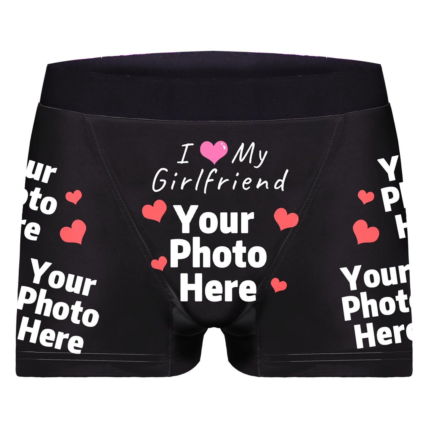 Custom Personalized Men's Facial Expression Boxer Shorts