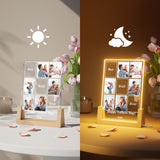 Personalized Father's Day gift: Customized picture and text night light