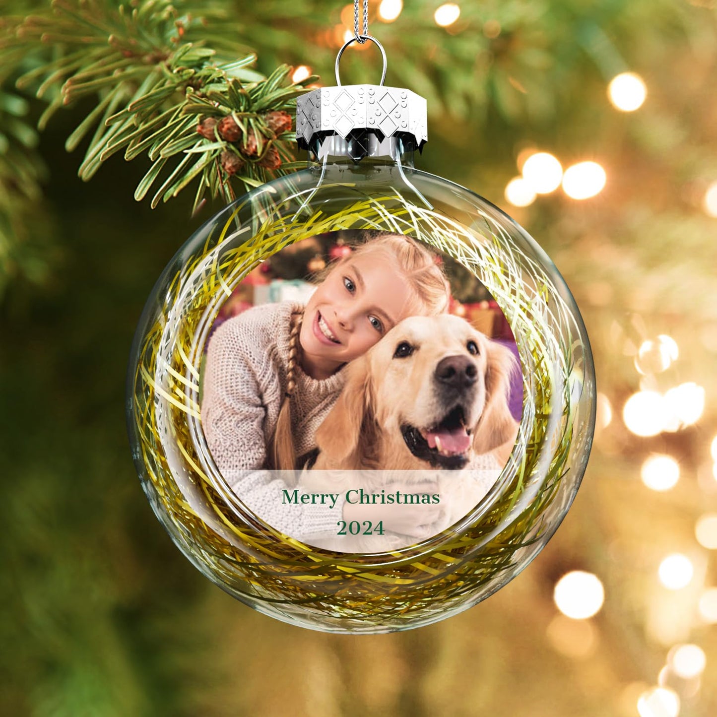 Personalized Photo Christmas Ornaments 2024