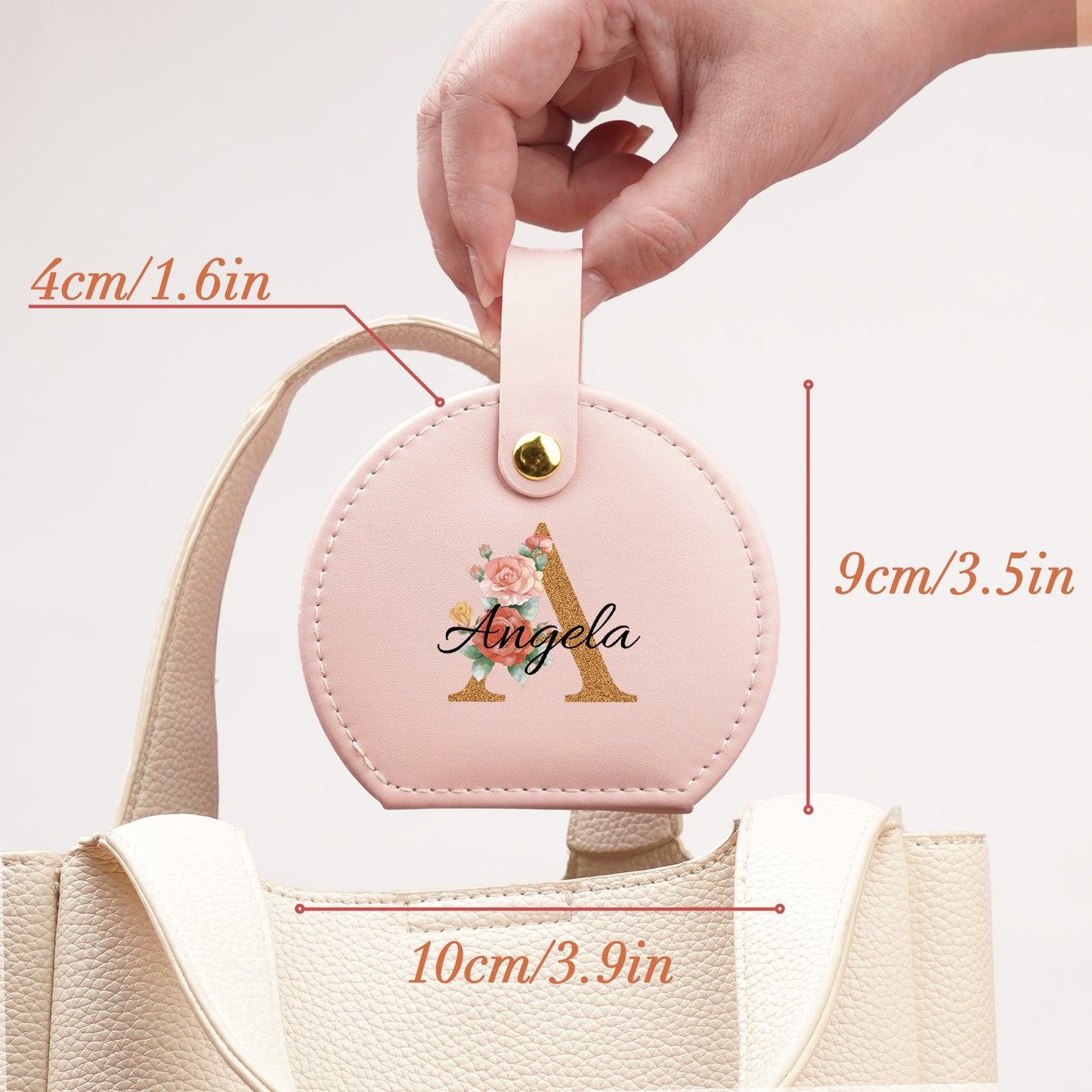 Personalized ladies, monogrammed, text custom jewelry box