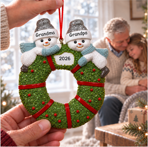 Personalized Christmas Ornament for Grandparents — For the tree at their house. personalized christmas ornament for grandparents, personalized christmas ornaments, custom christmas ornament, photo ornament, made with your photo and name.