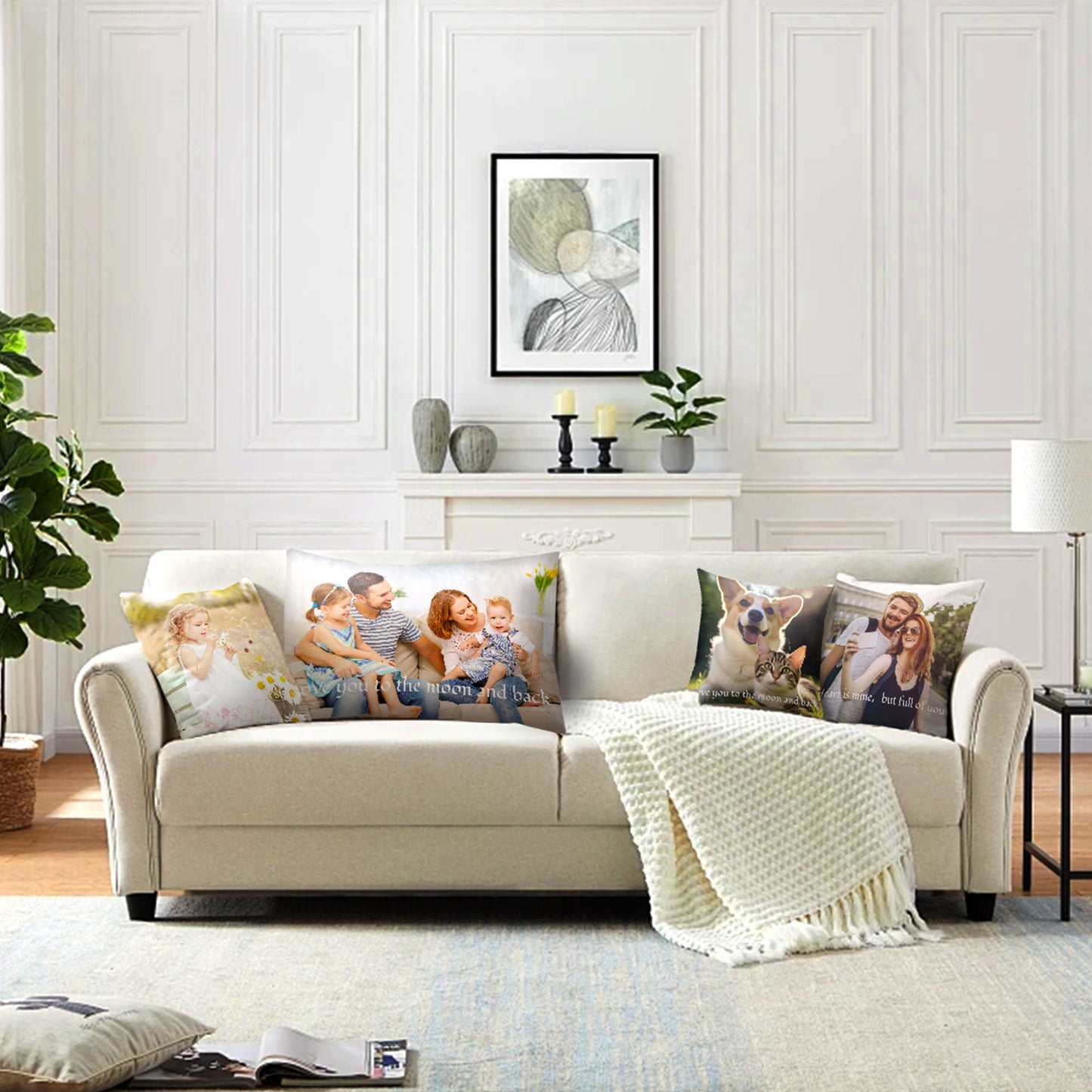 Customized Pillowcases with Picture Text Personalized Pillowcases