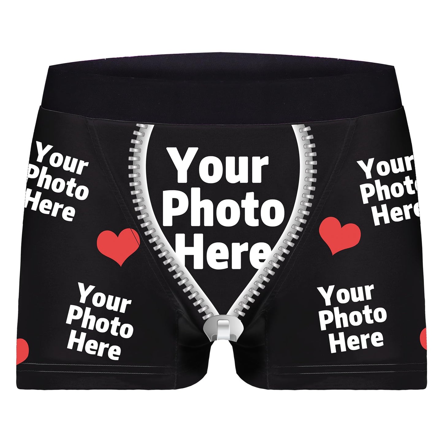 Custom Personalized Men's Facial Expression Boxer Shorts