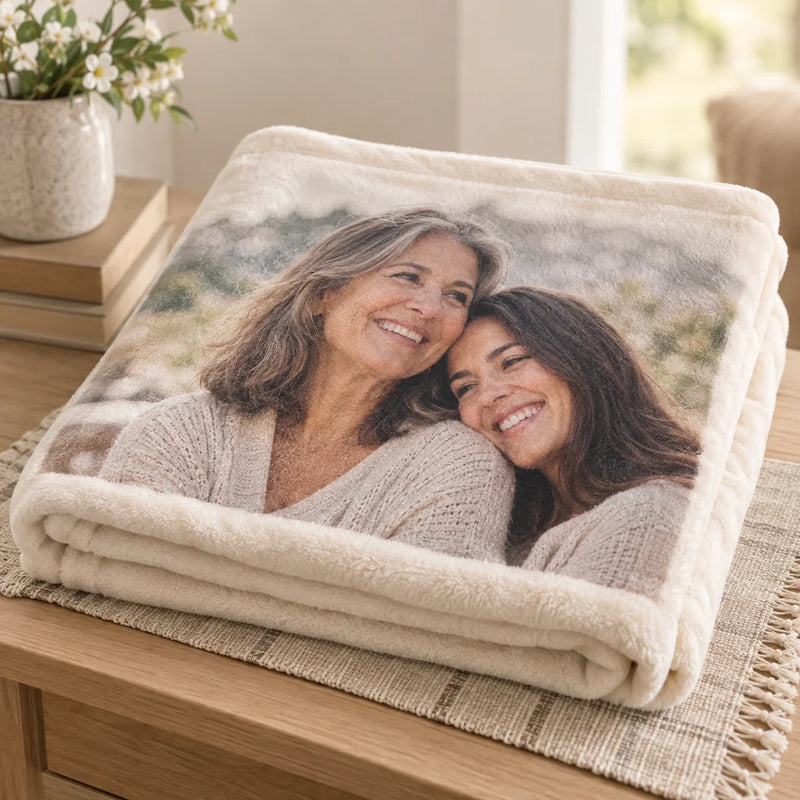 Portrait Photo Blanket