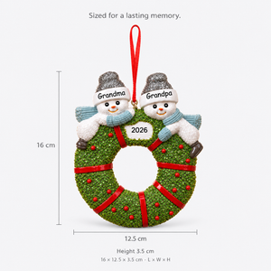 Personalized Christmas Ornament for Grandparents — product image 3