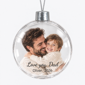 Personalized Christmas Ornament for Dad — product image 2