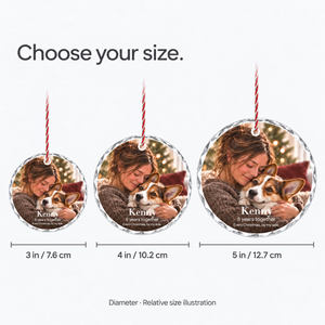 Personalized Christmas Ornament for Couples — product image 3
