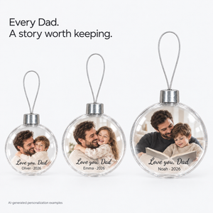 Personalized Christmas Ornament for Dad — product image 3