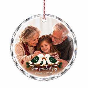 Personalized Christmas Ornament for Grandparents — product image 3