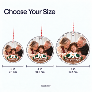 Personalized Christmas Ornament for Grandparents — product image 4