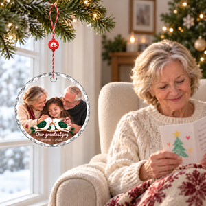 Personalized Christmas Ornament for Grandparents — product image 6