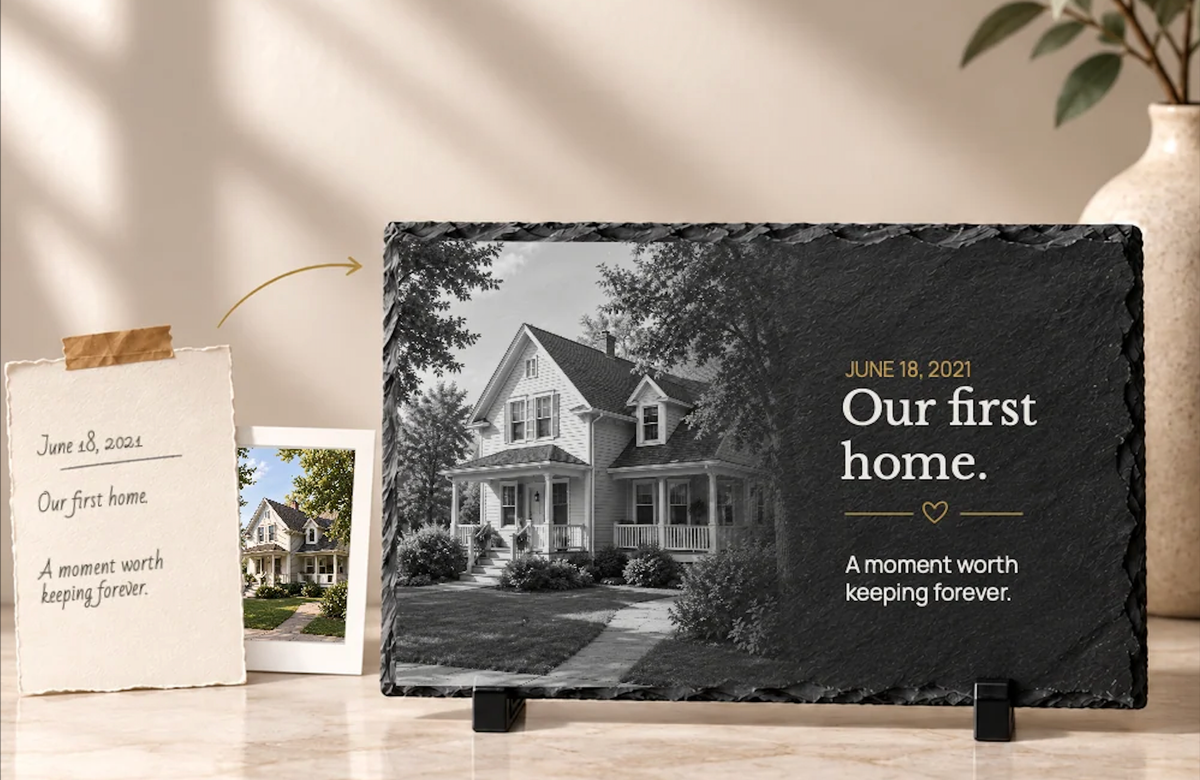 Custom keepsake created from a personal story