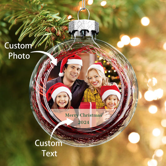 Personalized Photo Christmas Ornaments 2024