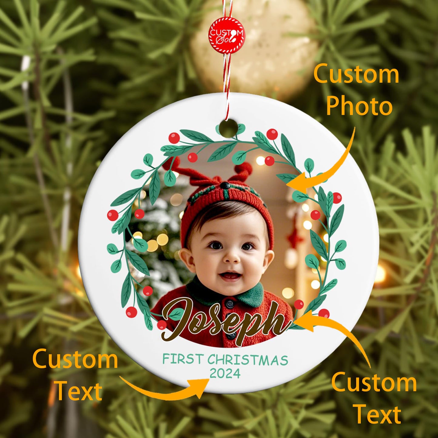 Personalized Christmas Ornament