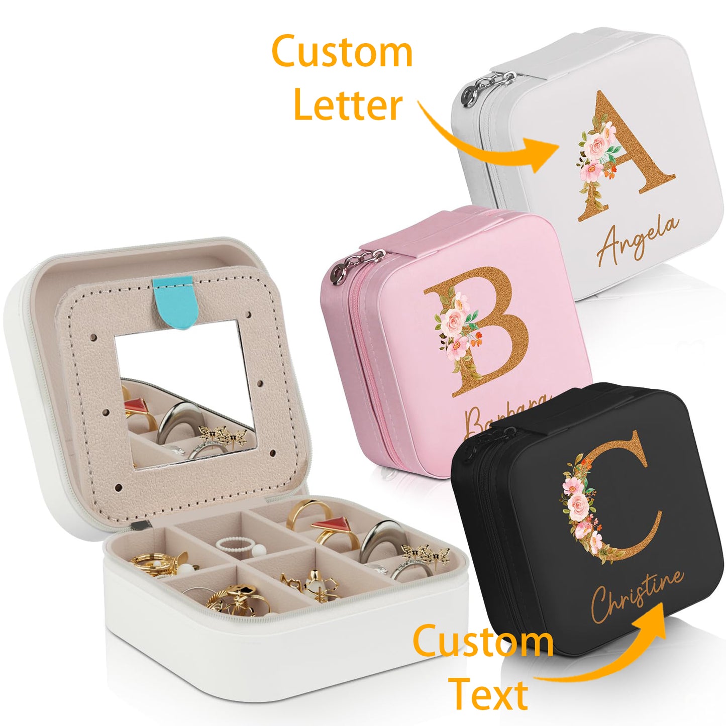 Portable Small Travel Custom Jewelry Organizer