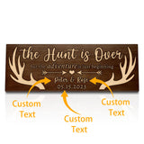 Personalized Name Deer Antlers Wedding Gift