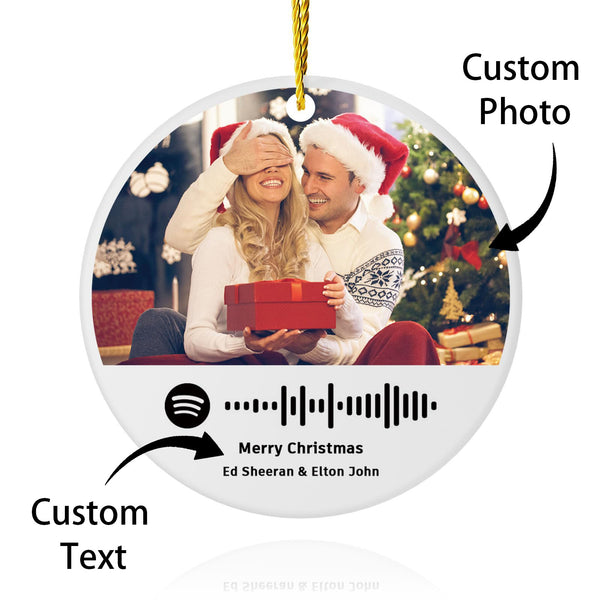 Customized Ceramic Jewelry with Photo Music Code 2025