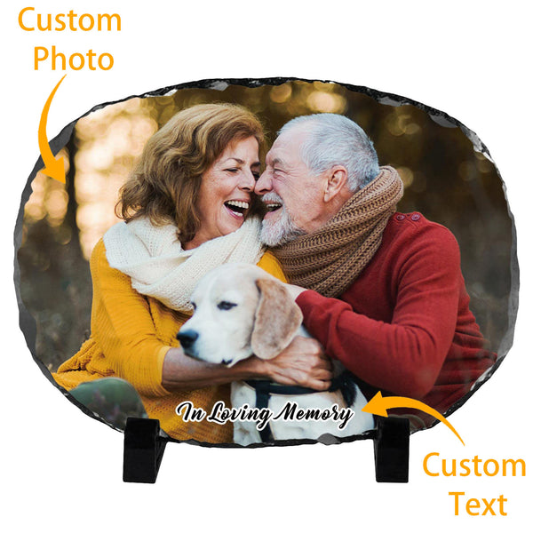 Customized Photo Slate Plaque Frames