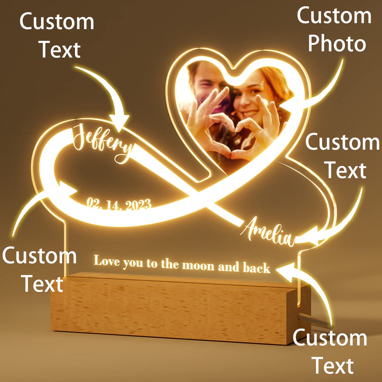 Personalized Night Light with Picture